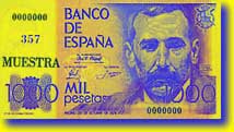 1.000-pesetasseddel, forside